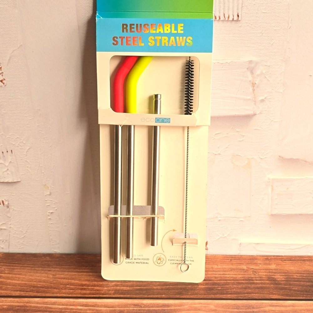 ECO ONE | REUSEABLE STEEL STRAWS